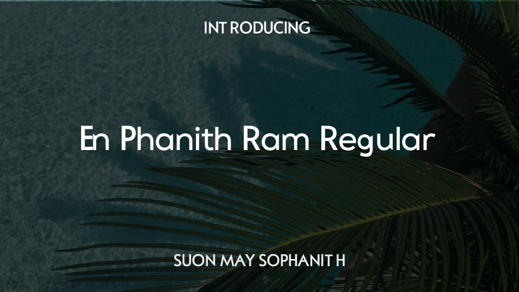 En Phanith Ram Regular Font Sample Images  1