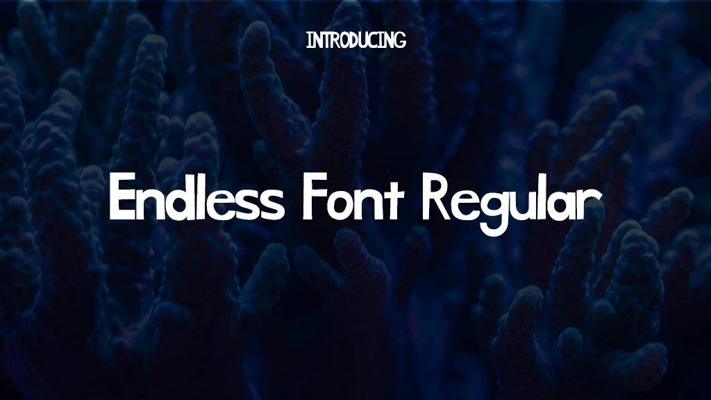 Endless Font Regular Font Sample Images  1