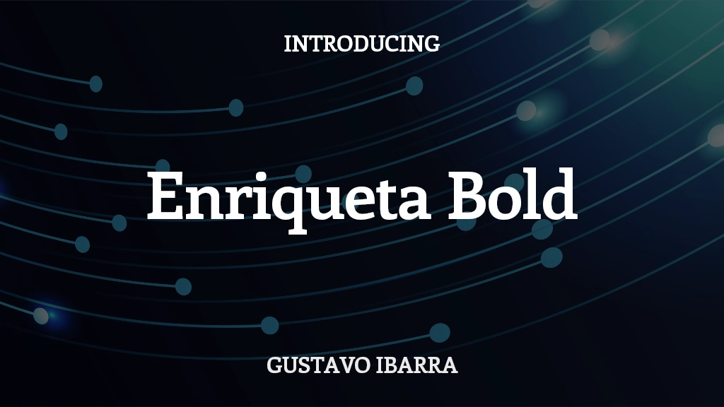 Enriqueta Bold Imágenes de muestra de fuentes  1