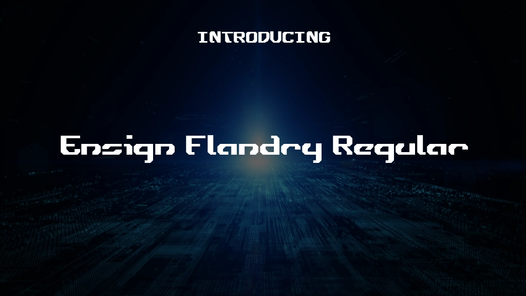 Ensign Flandry Regular Font Sample Images  1