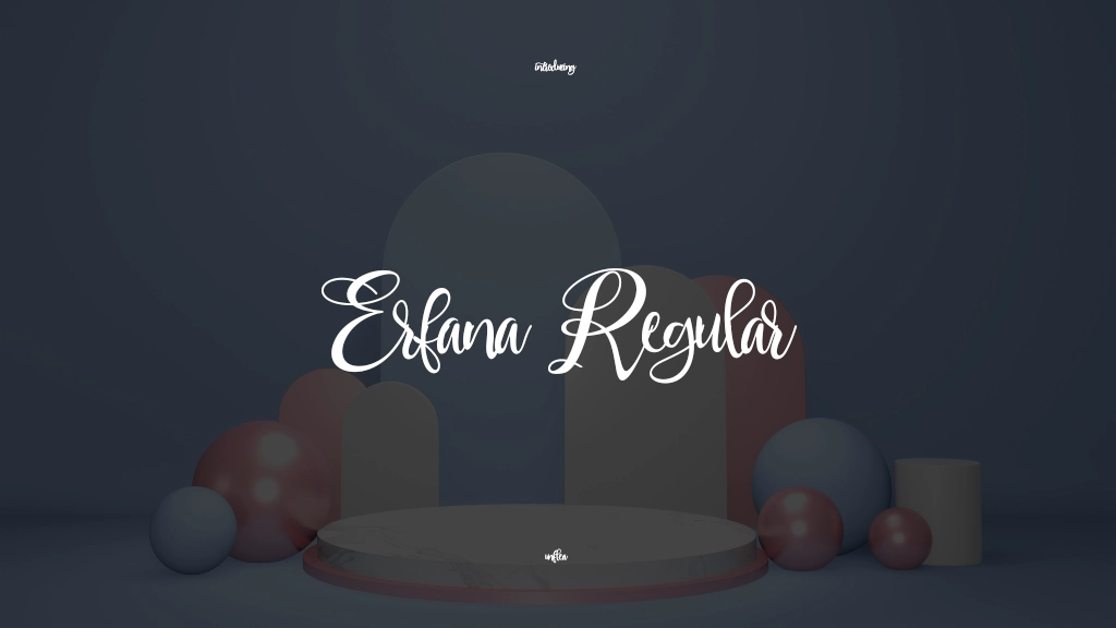 Erfana Regular Font Sample Images  1