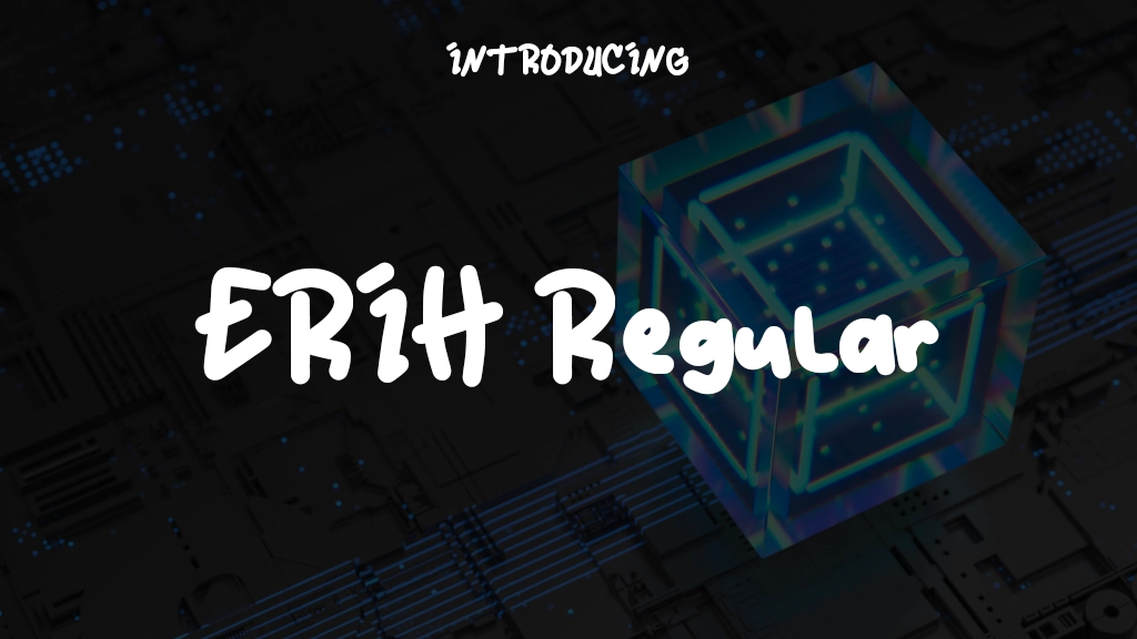 ERIH Regular Font Sample Images  1