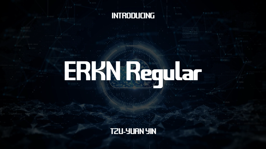 ERKN Regular Font Sample Images  1