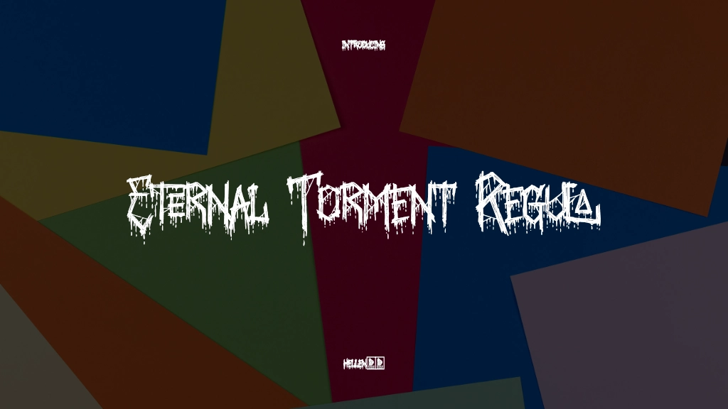 Eternal Torment Regula Beispielbilder für Schriftarten  1