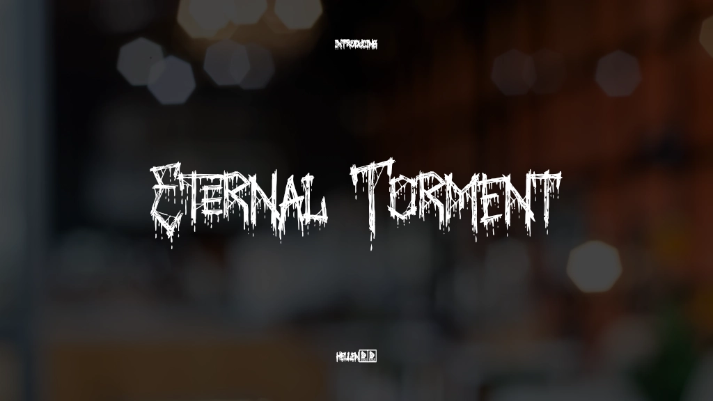 Eternal Torment Beispielbilder für Schriftarten  1