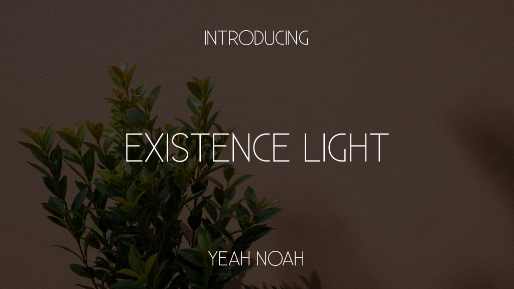 Existence Light Font Sample Images  1