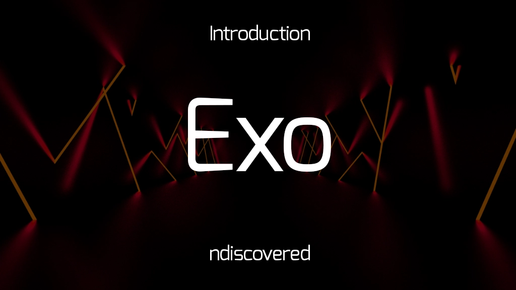 Exo Font Sample Image 1