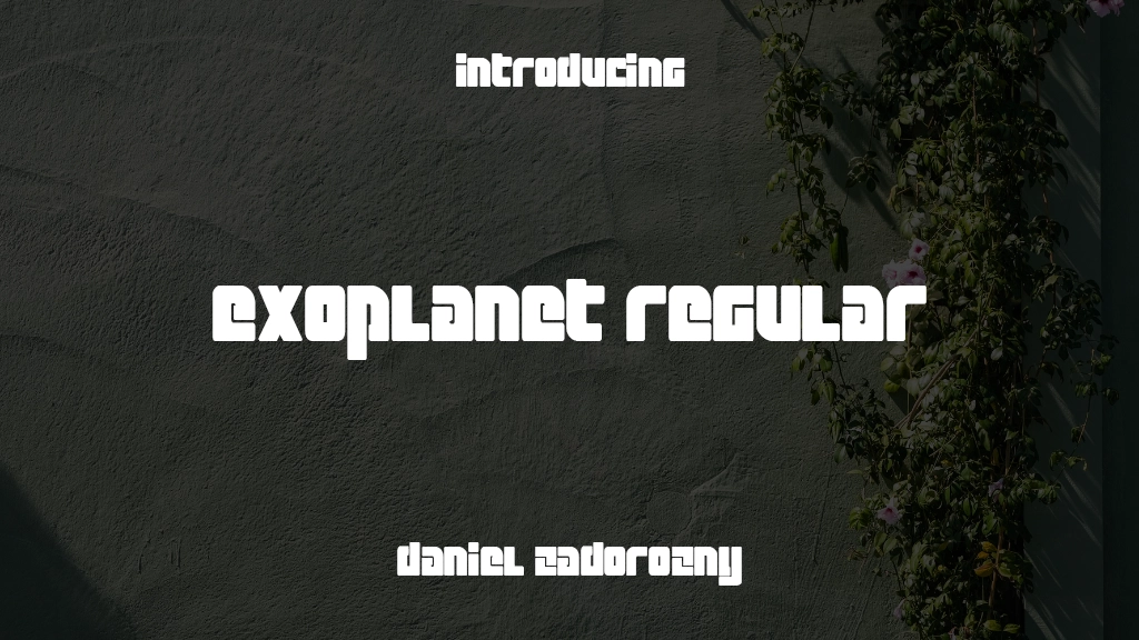 Exoplanet Regular Font Sample Images  1