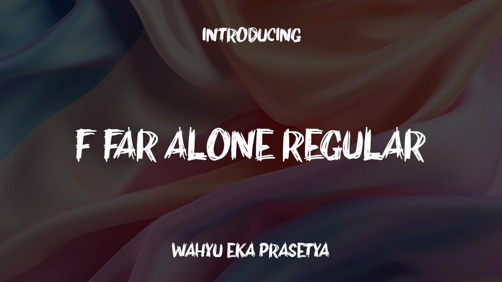 f Far Alone Regular Font Sample Images  1