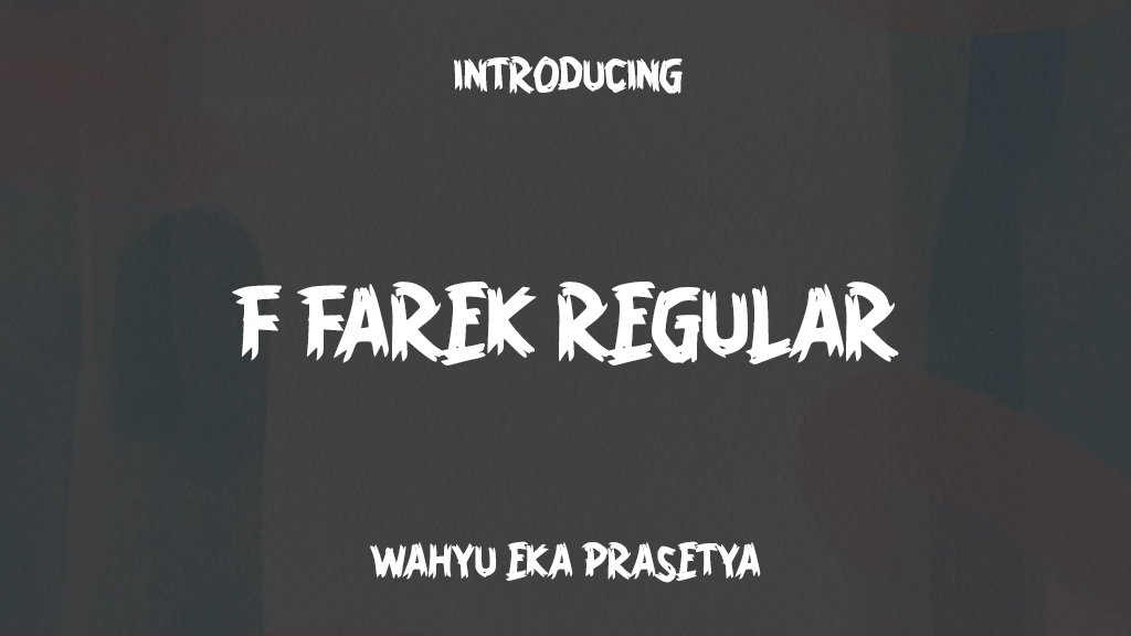 f Farek Regular Font Sample Images  1