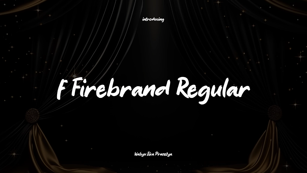 f Firebrand Regular Font Sample Images  1