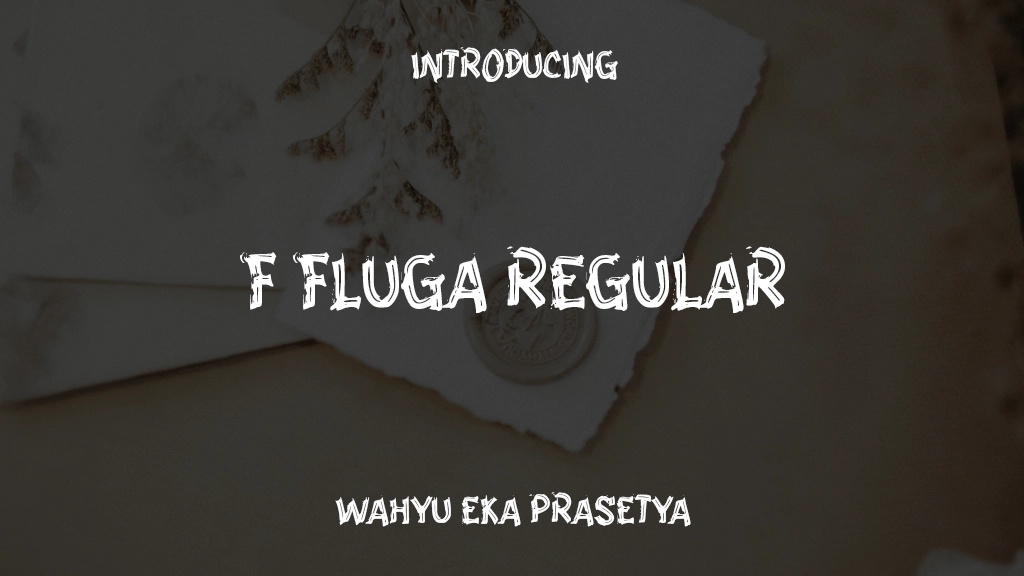 f Fluga Regular フォントサンプル画像  1