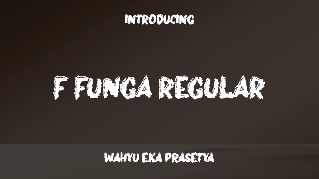 f Funga Regular Font Sample Images  1