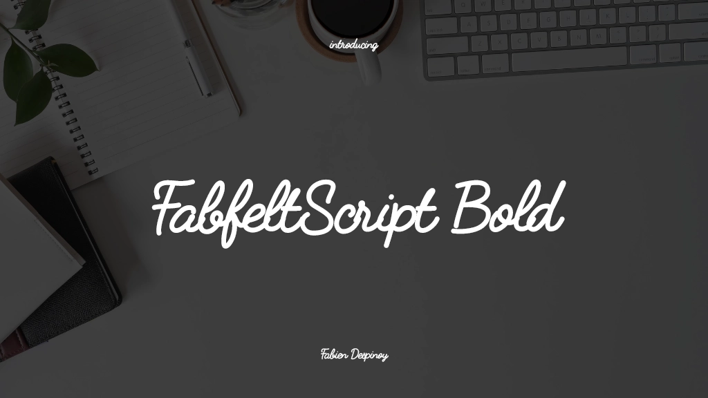 FabfeltScript Bold Font Sample Images  1