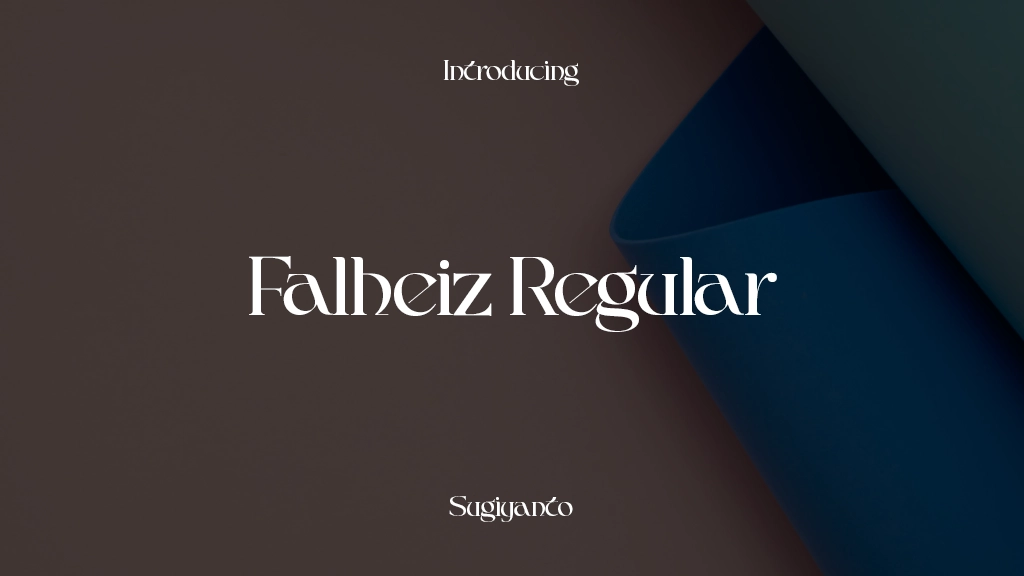 Falheiz Regular Font Sample Images  1