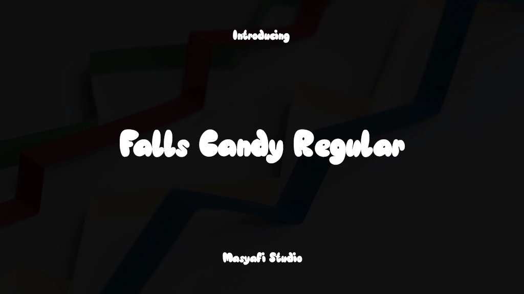 Falls Candy Regular 字体样本图像  1