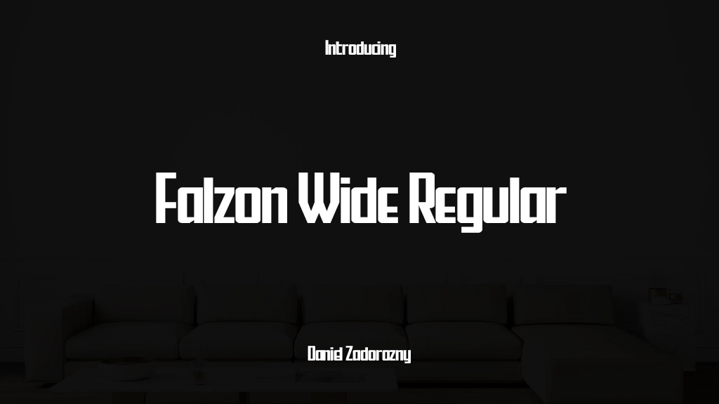 Falzon Wide Regular Font Sample Images  1