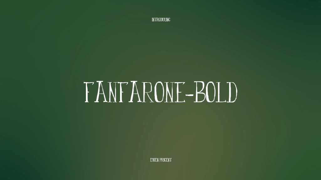 fanfarone-bold Font Sample Images  1