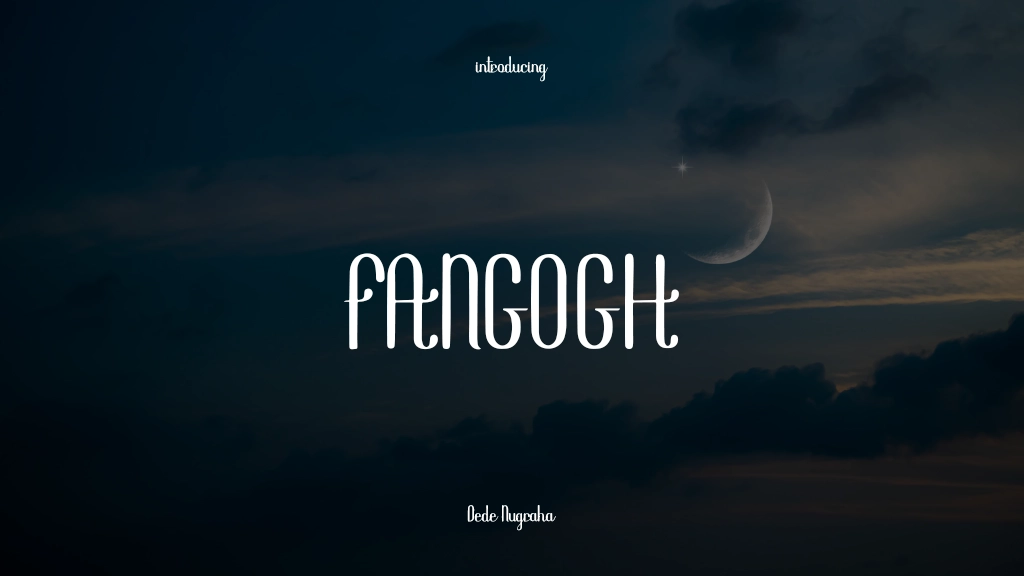 FANGOGH Font Sample Images  1