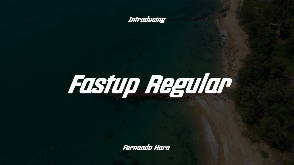 Fastup Regular Font Sample Images  1