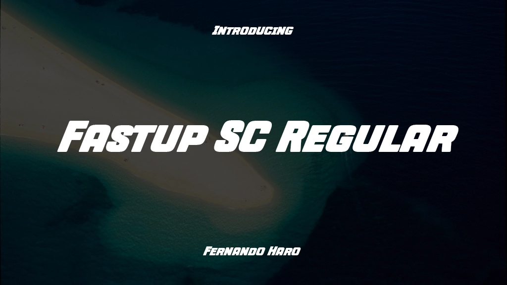 Fastup SC Regular フォントサンプル画像  1