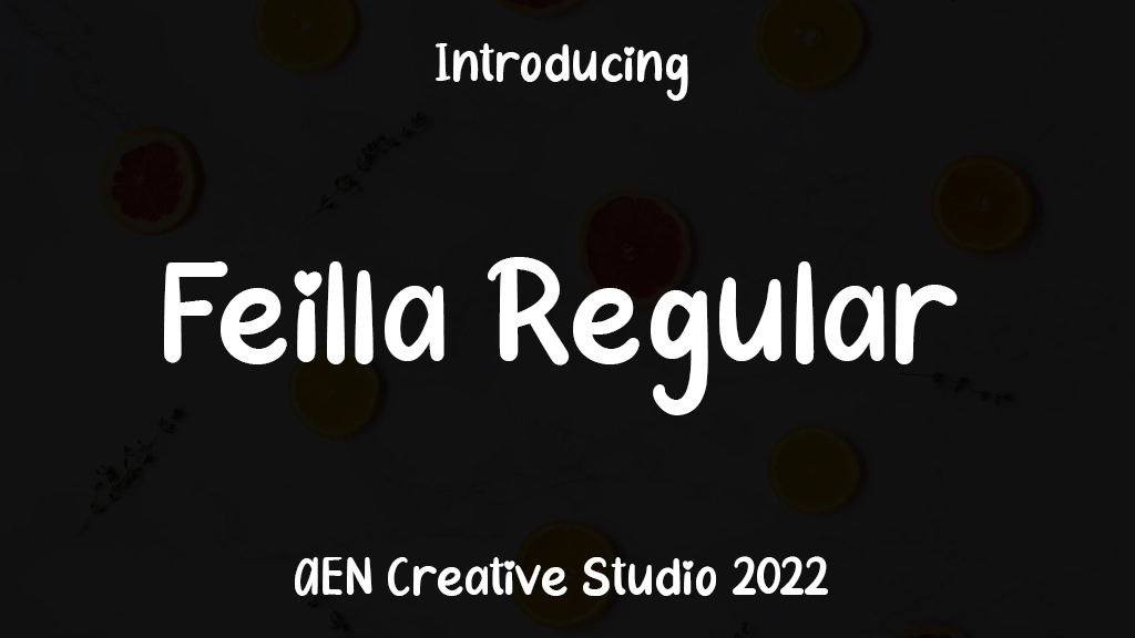 Feilla Regular Font Sample Images  1