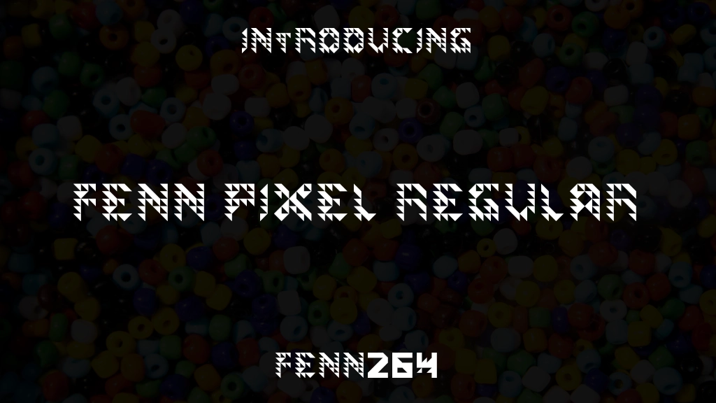 Fenn Pixel Regular フォントサンプル画像  1