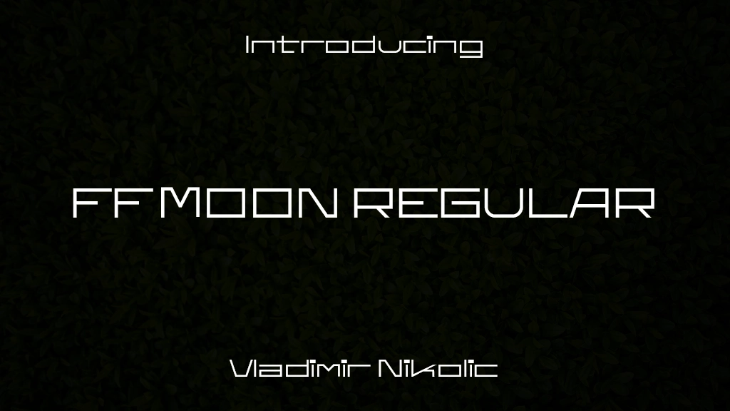 Ff Moon Regular Font Sample Images  1