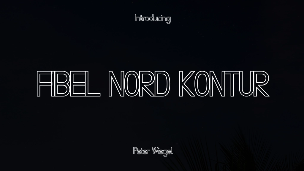 Fibel Nord Kontur Font Sample Images  1