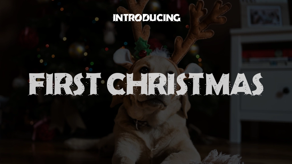 First Christmas Font Sample Images  1