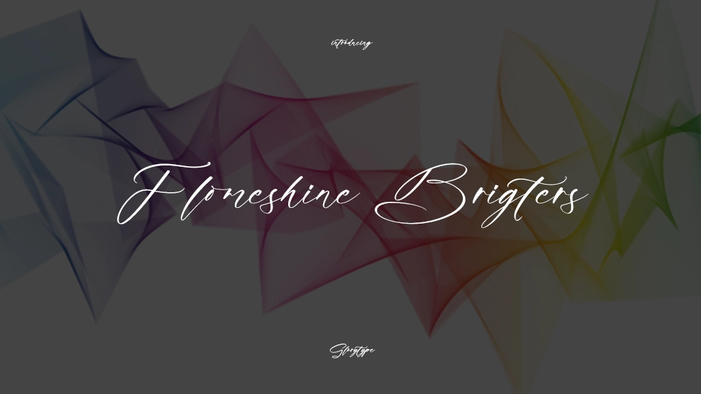 Flomeshine Brigters Font Sample Images  1