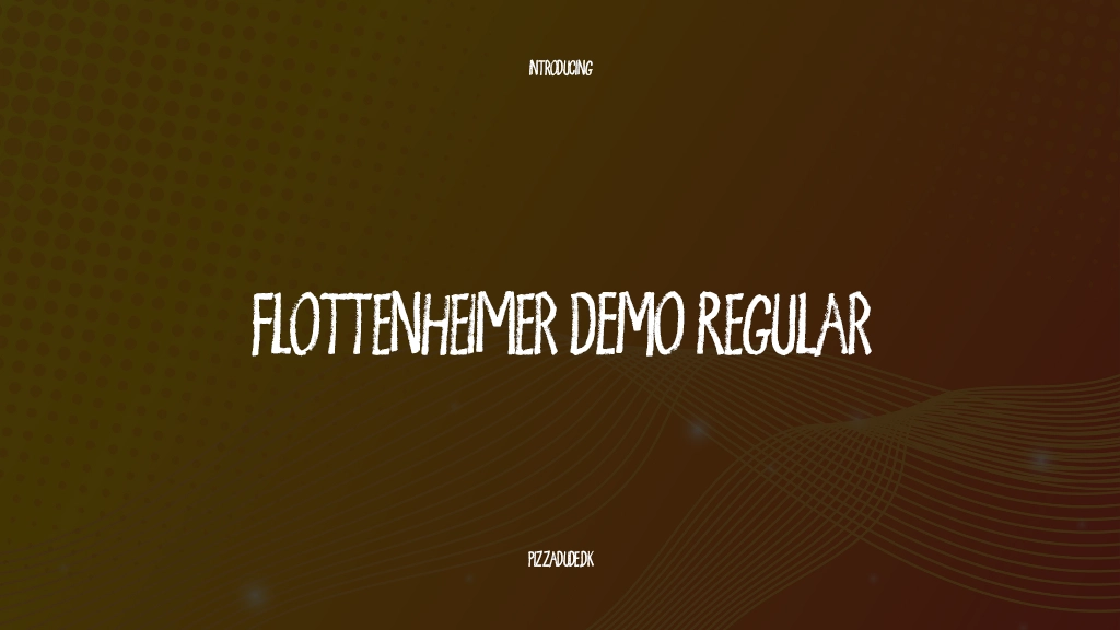 Flottenheimer DEMO Regular Font Sample Images  1