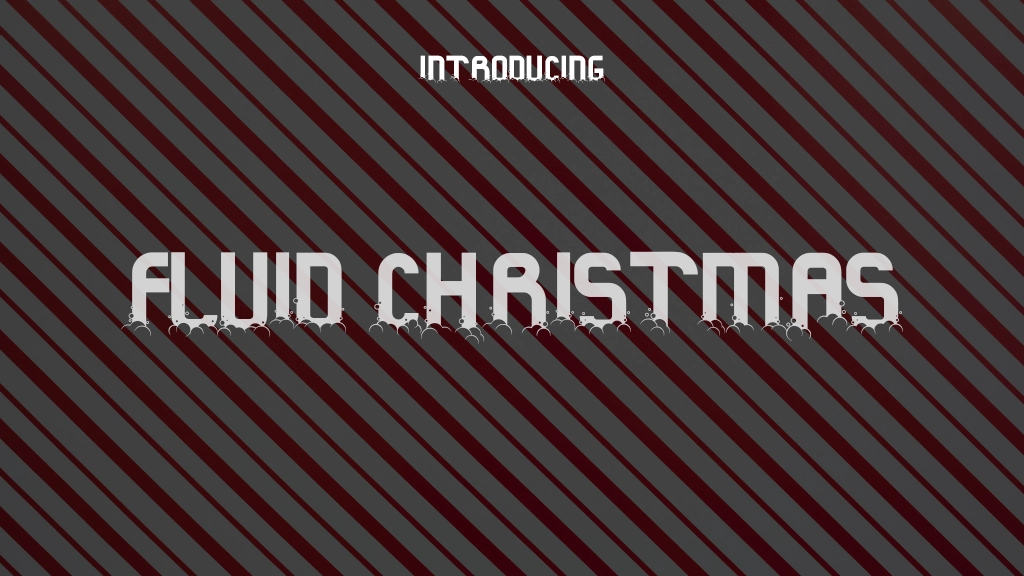 Fluid Christmas Font Sample Images  1