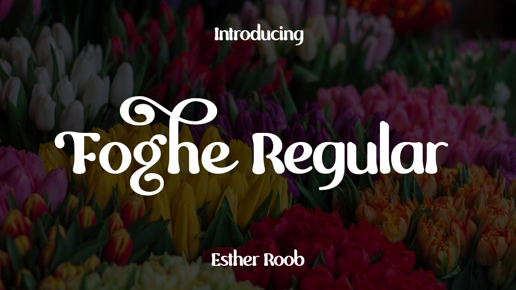 Foghe Regular Font Sample Images  1