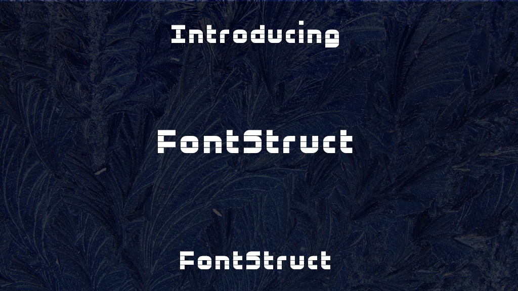 FontStruct Imágenes de muestra de fuentes  1