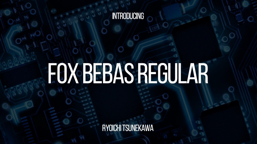 Fox Bebas Regular Font Sample Images  1