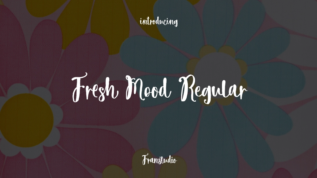 Fresh Mood Regular Font Sample Images  1