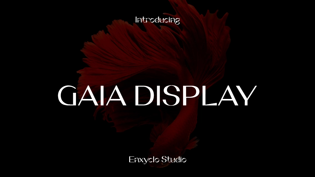 Gaia Display Font Sample Images  1