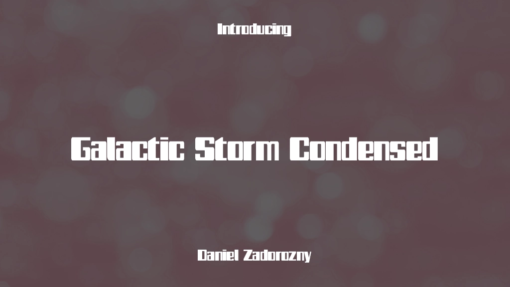 Galactic Storm Condensed Condensed Imágenes de muestra de fuentes  1