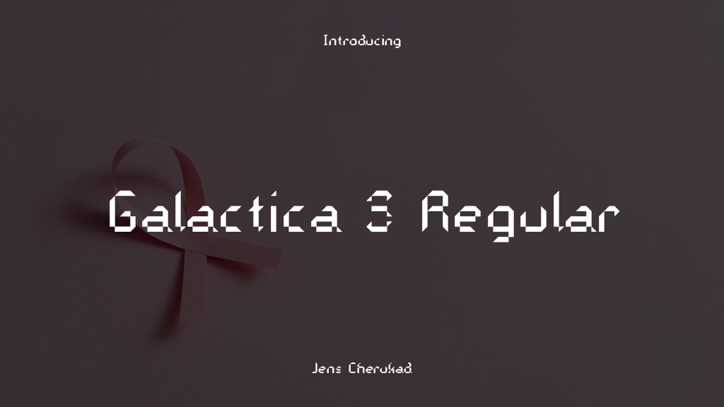 Galactica S Regular Font Sample Images  1