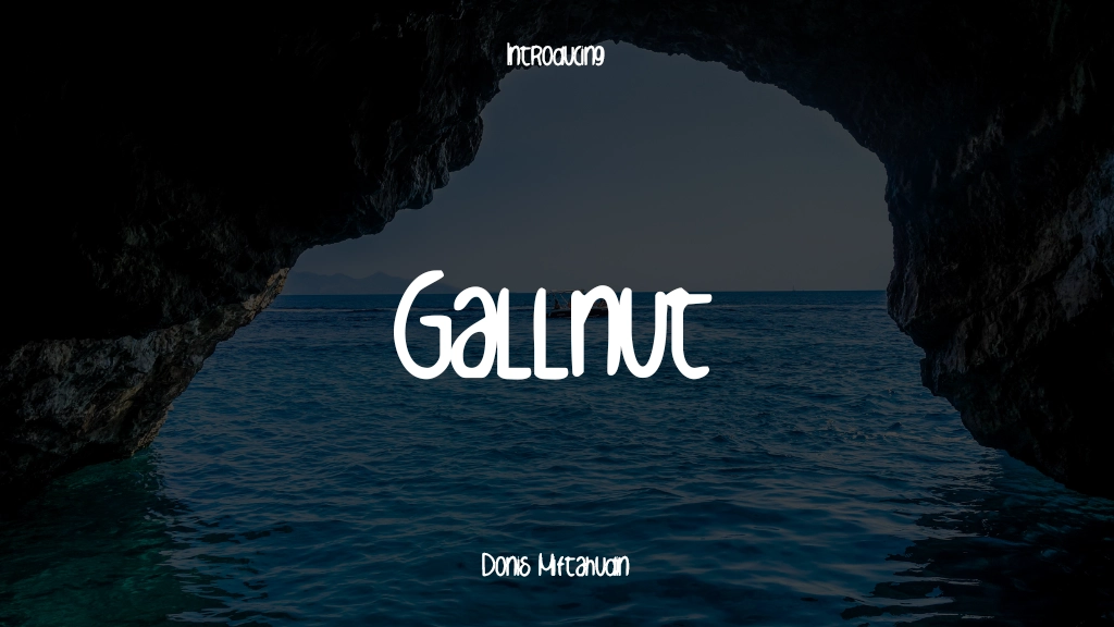 Gallnut Font Sample Images  1