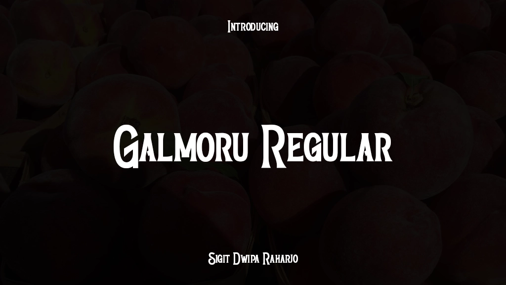 Galmoru Regular Font Sample Images  1