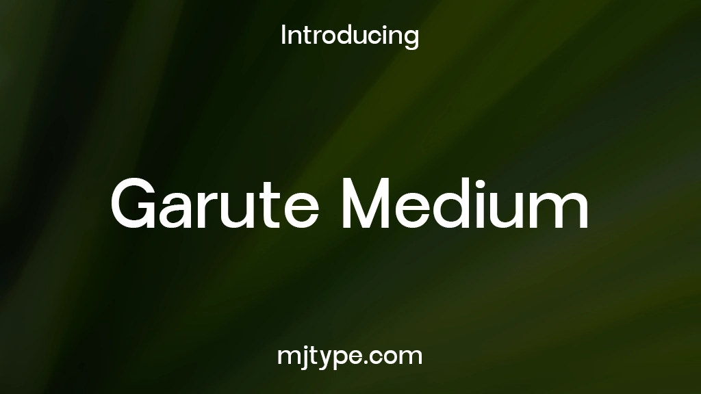 Garute Medium Font Sample Images  1