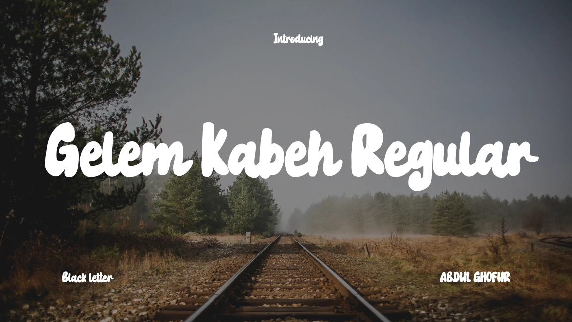 Gelem Kabeh Regular Font Sample Image 1