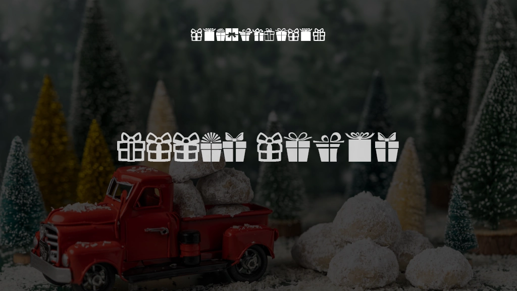 Gifts Icons Font Sample Images  1