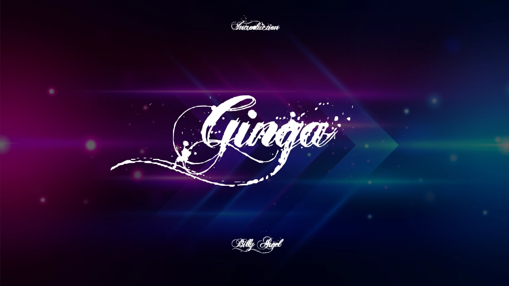 Ginga> Font Sample Image 1