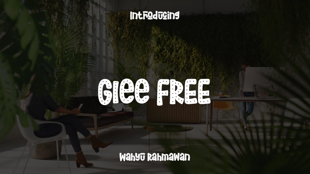 Glee FREE フォントサンプル画像  2