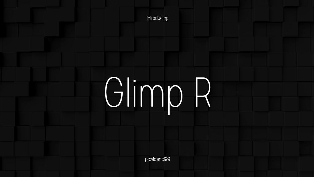 Glimp R フォントサンプル画像  1