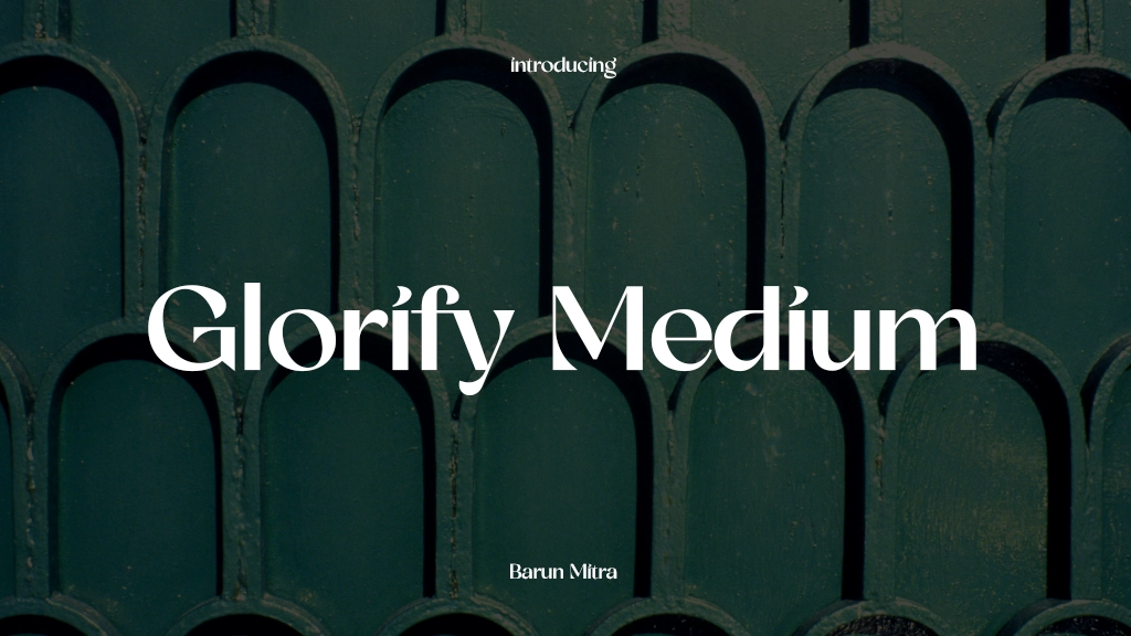 Glorify Medium Font Sample Images  1