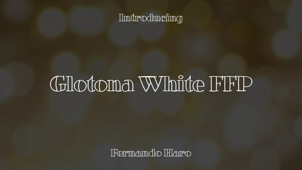 Glotona White FFP Font Sample Images  3